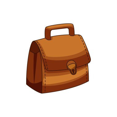 evrak çantası simgesi vektörü beyaz arkaplanda izole edildi.