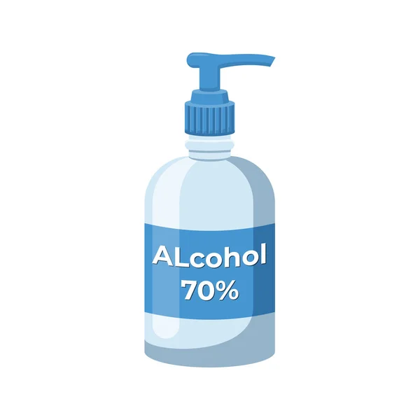 Alcohol Antiséptico Diseño Médico Icono Estilo Símbolo — Vector de stock