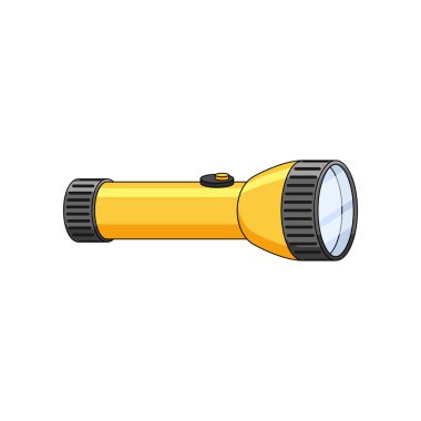 vektör feneri beyaz arkaplanda izole edildi