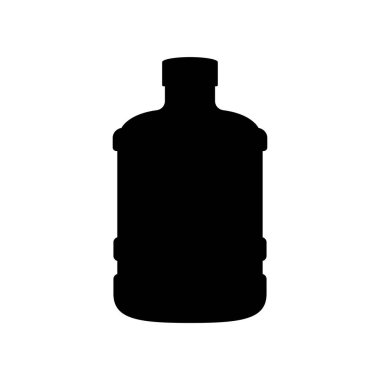 Beyaz arkaplanda galon vektörü izole edildi. galon vektör silueti.