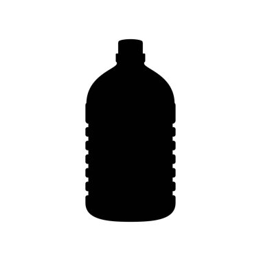 Beyaz arkaplanda galon vektörü izole edildi. galon vektör silueti.