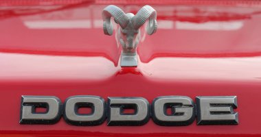Dodge Ram Rozet Figürü, Reykjavik / İzlanda 24 Nisan 2016