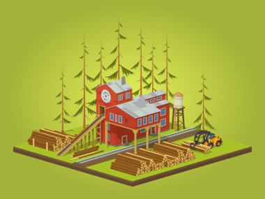 Kereste fabrikası. Kereste fabrikası Binası
