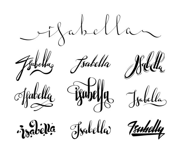 Nombre personal Isabella — Archivo Imágenes Vectoriales