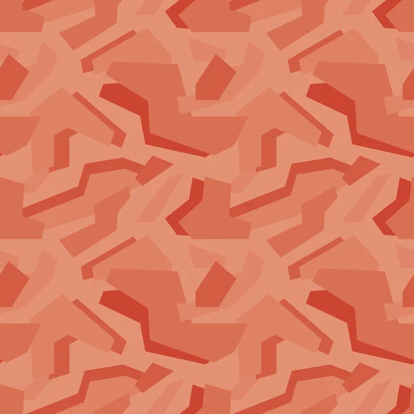 Modello geometrico rosso mimetico senza cuciture — Vettoriale Stock