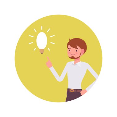 Bir lamba için adam Puan