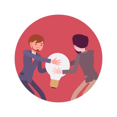 İçin mücadele bir lamba ya da fikir