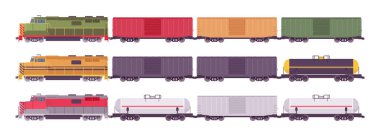 Demiryolu Yük Treni, kargo veya mal endüstriyel set