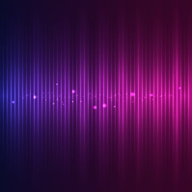 Abstract sound wave clipart