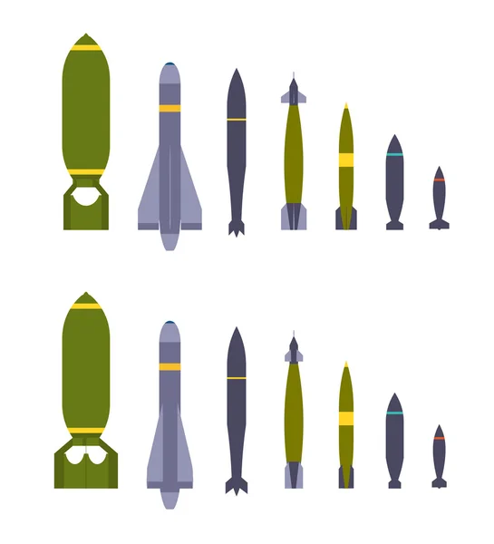 Bombas aéreas — Archivo Imágenes Vectoriales