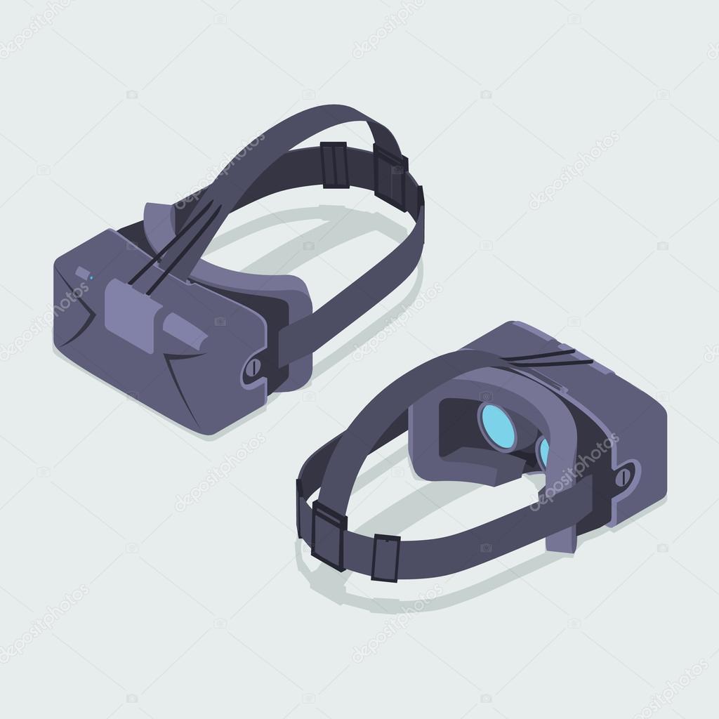 Isometric virtual reality headset