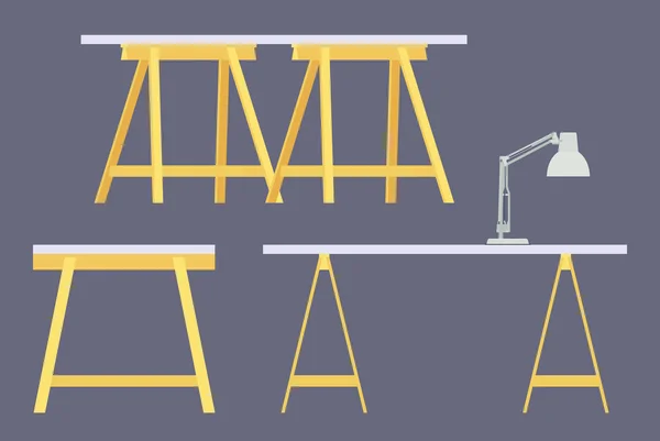 Mesa de trabajo — Archivo Imágenes Vectoriales