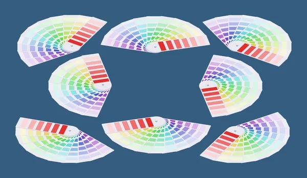 Isometrisk färgguiden — Stock vektor