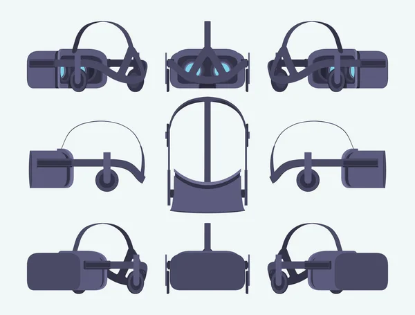 Headset för virtuell verklighet — Stock vektor