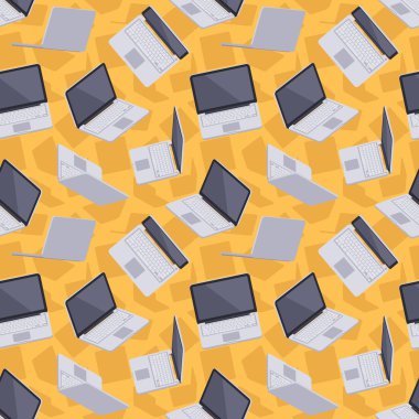 Gri dizüstü seamless modeli