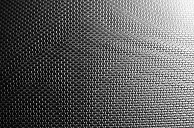 Gri kumaş dokusu arka plan. Yapay malzeme fotoğrafı.