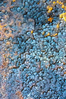 Paslı doku. Grunge 'un geçmişi. Kuru toprak ve eski metal..