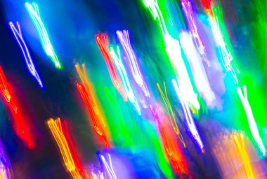 Dondurucu ışık fotoğrafı. Soyut fütüristik, dalga şeklinde neon desen arkaplan.