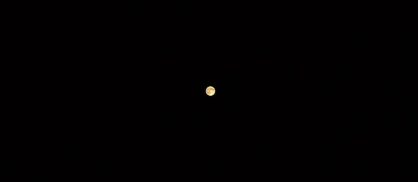 Полная Луна Черном Небе Загадочное Фото — стоковое фото