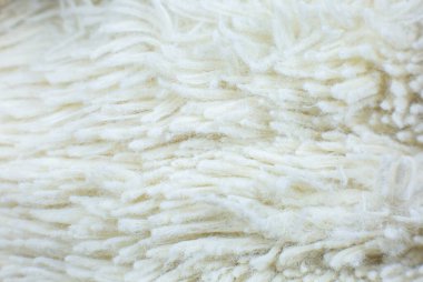 Beyaz pamuk havlu ya da carpe