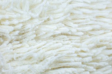 Beyaz pamuk havlu ya da carpe