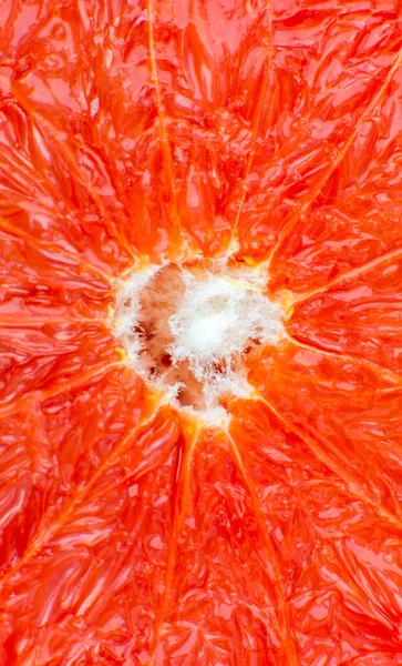 Грейпфрутовая Текстура Внутри Белом Фоне Крупным Планом Фото Фото Здорового — стоковое фото