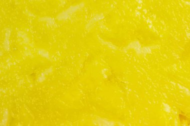Ananas dokusu arka planı. Egzotik meyveler yakın fotoğraf, makro manzara. Sağlıklı yaşam tarzı yiyecekler. Güzel duvar kağıdı. Vejetaryen ve vejetaryen kavramı. Doğadan gelen vitaminler.