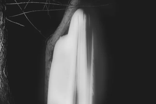 Fantasma Noite Livre Ideia Halloween Conceito Filme Terror Coisas Assustadoras — Fotografia de Stock