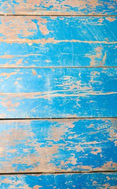 Eski tip mavi ve bej boyalı ahşap tahtalar. Kırsal arkaplan dokusu.