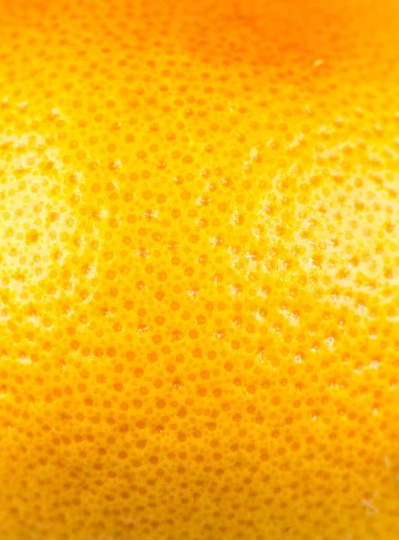 레이프프 프루트의 껍질을 클로즈업 이국적으로 오렌지 매크로 피부의 여드름 질입니다 — 스톡 사진