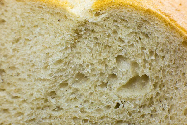 Hintergrund Der Gerösteten Brottextur Bäckereikonzept Nahaufnahme Makrofoto Schöne Natürliche Tapete — Stockfoto