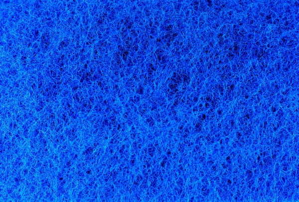 Blue Sponge Texture Background Close Up Macro Photo Natural Pattern Stock Photo