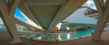 Valencia cityscape Opera Binası, Palau de les Arts Reina Sofia featuring.