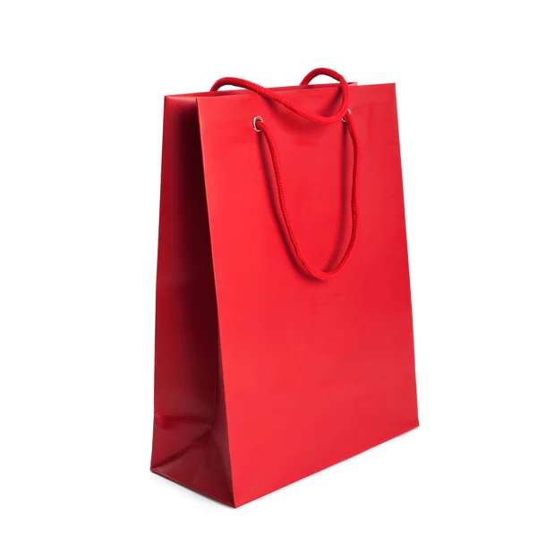 Bolsa de compras roja — Foto de Stock