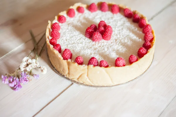 Cheesecake al lampone — Foto Stock