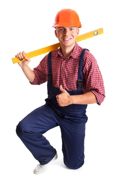 Young smiling  worker — Stock Photo, Image