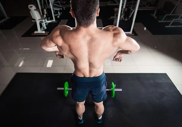 Comic formidable bodybuilder — Stock Photo, Image