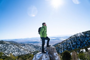 Ocak 2021 'de İspanya' da kar yağışı