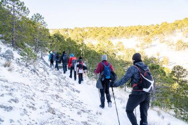 Madrid 'in karla kaplı dağında