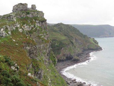 Lynton Devon İngiltere Kayalıklar Vadisi