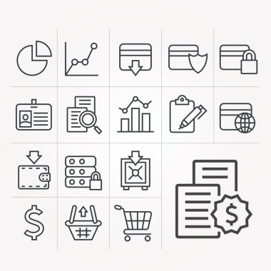 İş simgeleri kümesi