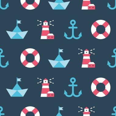 Deniz temasındaki desen