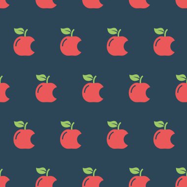 Isırık elmalı desen