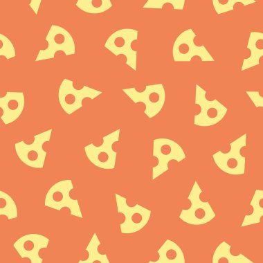 Peynirli desen. Değişebilen basit bir illüstrasyon.