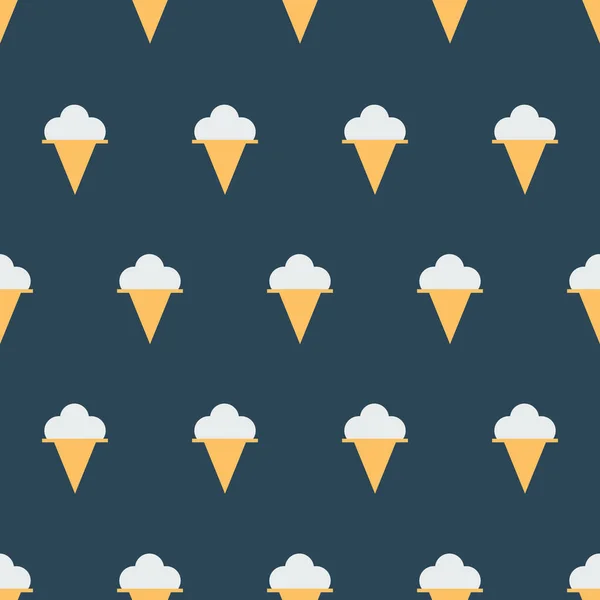 Color Pattern Ice Cream — Stock Vector