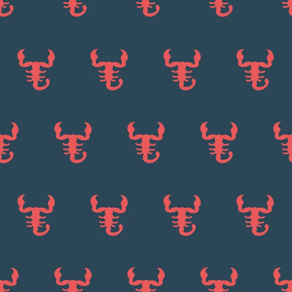 Modèle Couleur Avec Scorpions — Image vectorielle