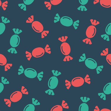 Şekerli desen. Değişebilen basit bir illüstrasyon.