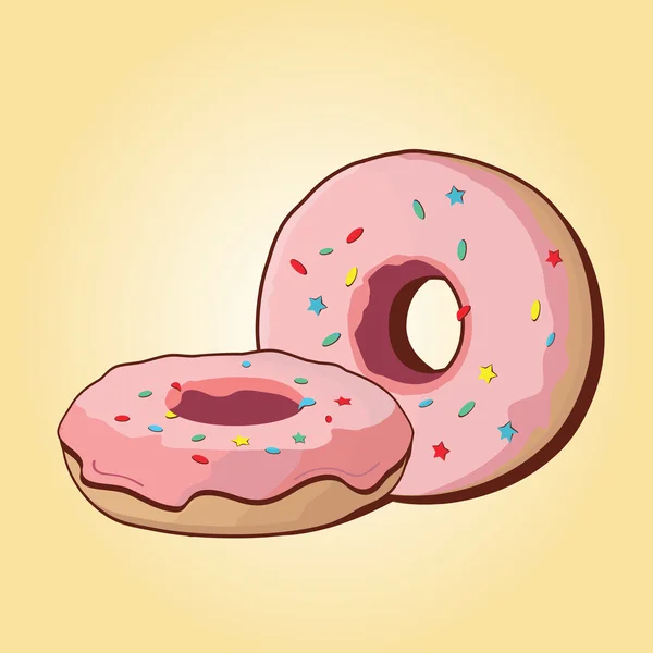 Vector illustration of donut — Free Stock Photo