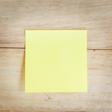 Sarı post-it kağıdı