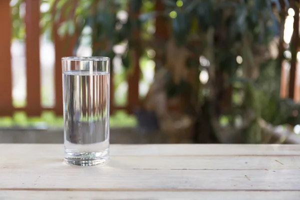 Vidro Refrescante Água — Fotografia de Stock